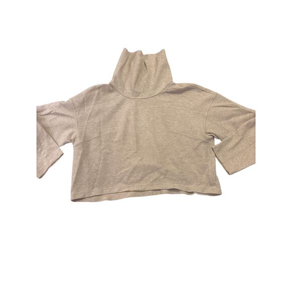 Lululemon Cotton-Blend Turtleneck Pullover Ivory XL/XXL | Cozy Minimalist - Picture 3 of 5